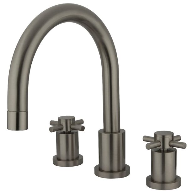 Llave de llenado para tina romana Kingston Brass Concord KS8328DX níquel cepillado