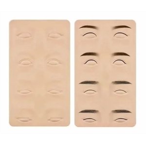 Linastore - Piel Sintetica Practica Cejas Micriblanding Maquillaje Solo Cejas Y Ojos