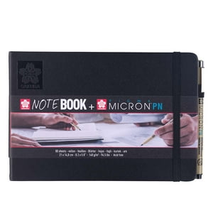 Sketchbook Sakura Hoja Blanca A5 + Pigma Micron Pn Negro