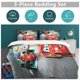 thumbnail image 3 of Cartoon Cars Lightning McQueen Friend Boys Room Decor Size Bedding Set for Kids 3 Piece Bedding with 1 Duvet Cover And 2 Pillowcases Queen Bed Sheets, 3 of 5