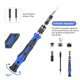 thumbnail image 5 of Juego de destornilladores Hautton Precision 60 en 1 con 56 puntas, color azul, 5 of 7