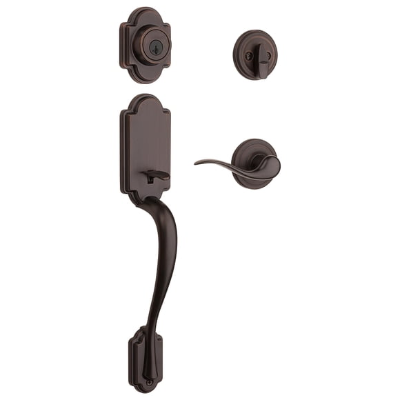 Cerradura de Puerta Kwikset Arlington Acabado Bronce Veneciano SmartKey