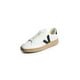 thumbnail image 1 of Zapatillas Veja V-12 para hombre extra blancas y negras Dune, talla 13 EE. UU., 1 of 3