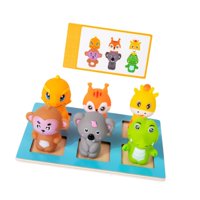 Bothyi - Juego De Emparejamiento De Animales Para Niños De 3, 4 Y 5 Años.