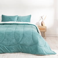 Mashini - Plumon Coral Emboss 2 P Celeste