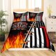 thumbnail image 3 of Christm-as Trees D-u-t Co-ve-r Queen Size Sa-nta Claus- and Snowman Comfort-er Cover with 2 Pillow-case for Te-ens Adults Kids S-tarry Sky Be-dding Set Snow Sc-ene Brea-thable 3 Pieces D-ecorative, 3 of 5