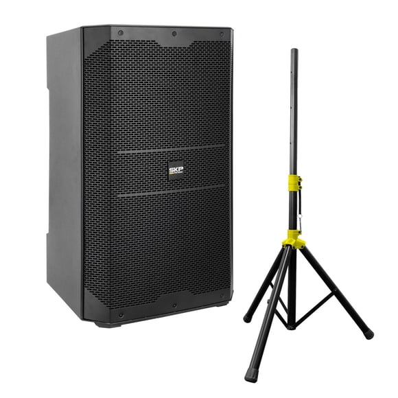 Parlante activo + Atril y Funda SKP DX15 Plus