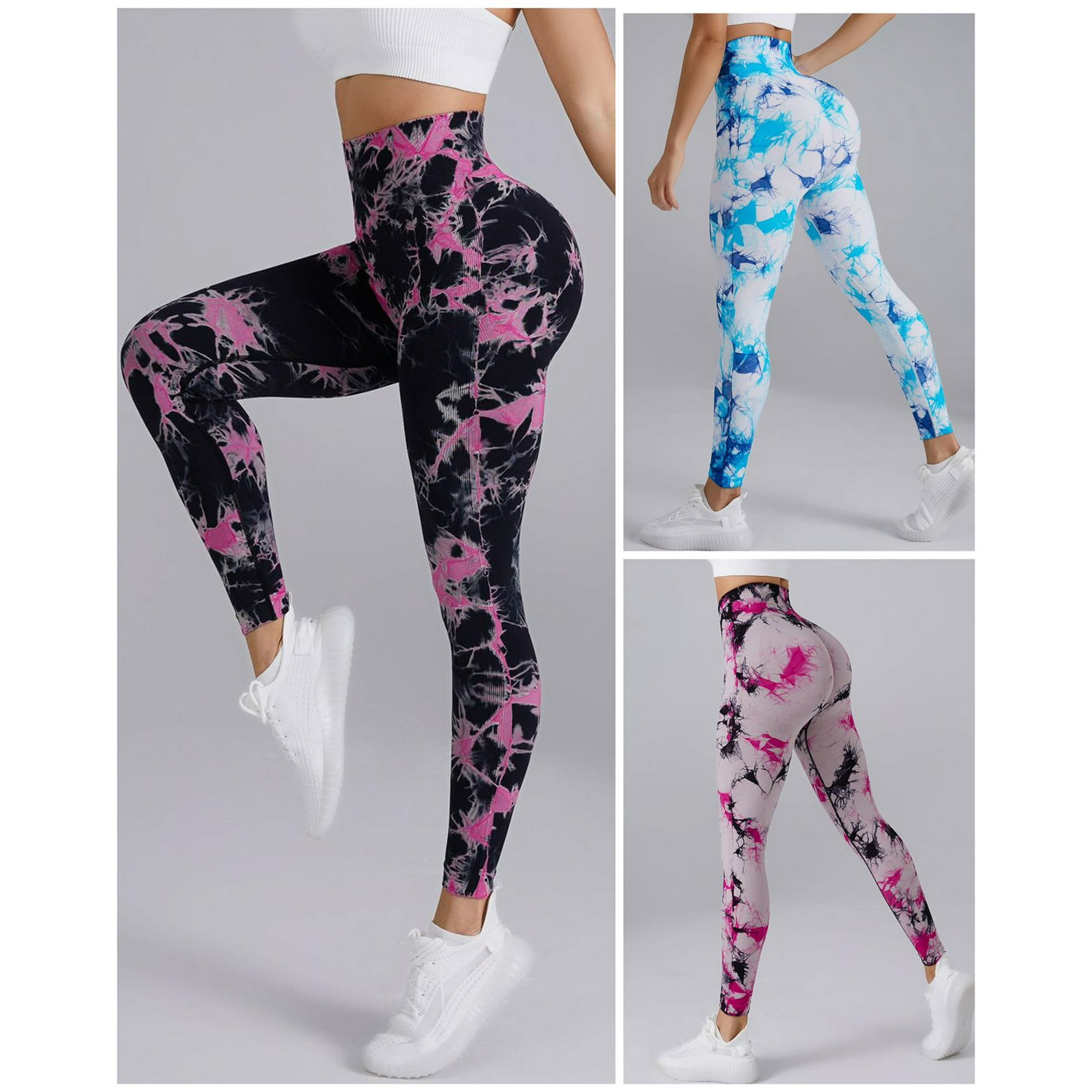 Flix Line - Pack 3 Calzas Deportivas Mujer Push Up Calidad Premium