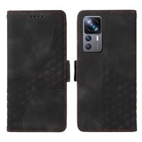 Carcasa Foxdock Xiaomi 12T Pro De Cuero Pu, Diseño Acolchado Clásico, Protección Contra Caídas Y Rayones