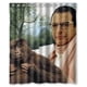 thumbnail image 1 of Cortina de ducha Jeff Goldblum, juego de cortinas de baño con ganchos, tamaño 60 x 72 pulgadas, 1 of 3