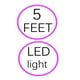 thumbnail image 2 of Adaptador de CA POWE-Tech 6V 1,5 m LED para Singer Stitch, 2 of 2