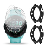 Huadu Protector De Pantalla Y Funda Tpu Para Garmin Forerunner 265