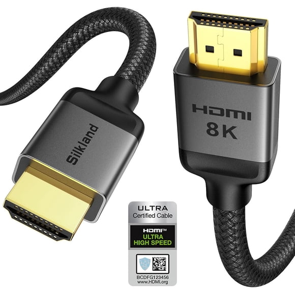 Cable HDMI 2.1 Silkland 8K 4K120Hz 48Gbps trenzado