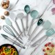 thumbnail image 2 of Utensilios de cocina COOK WITH COLOR Silicone, juego de 10 piezas, color verde azulado, 2 of 9