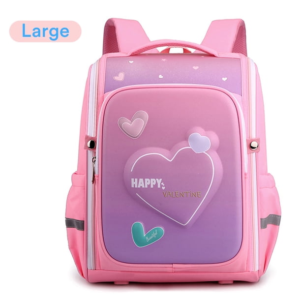 New Girl School Bags Child Pink Unicorn Printing Backpacks Kindergarten Student Cute Girls Children's Schoolbag Waterproof Kid