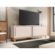 thumbnail image 2 of Rack 50" Mondrian Blanco - Castaño, 2 of 6