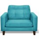 thumbnail image 1 of Sofa Napoles 1C Tela Velvet Turquesa, 1 of 3