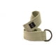thumbnail image 1 of Cinturón de tela PRASM con anillo en D unisex, caqui, 45 cm de longitud, 1 of 3