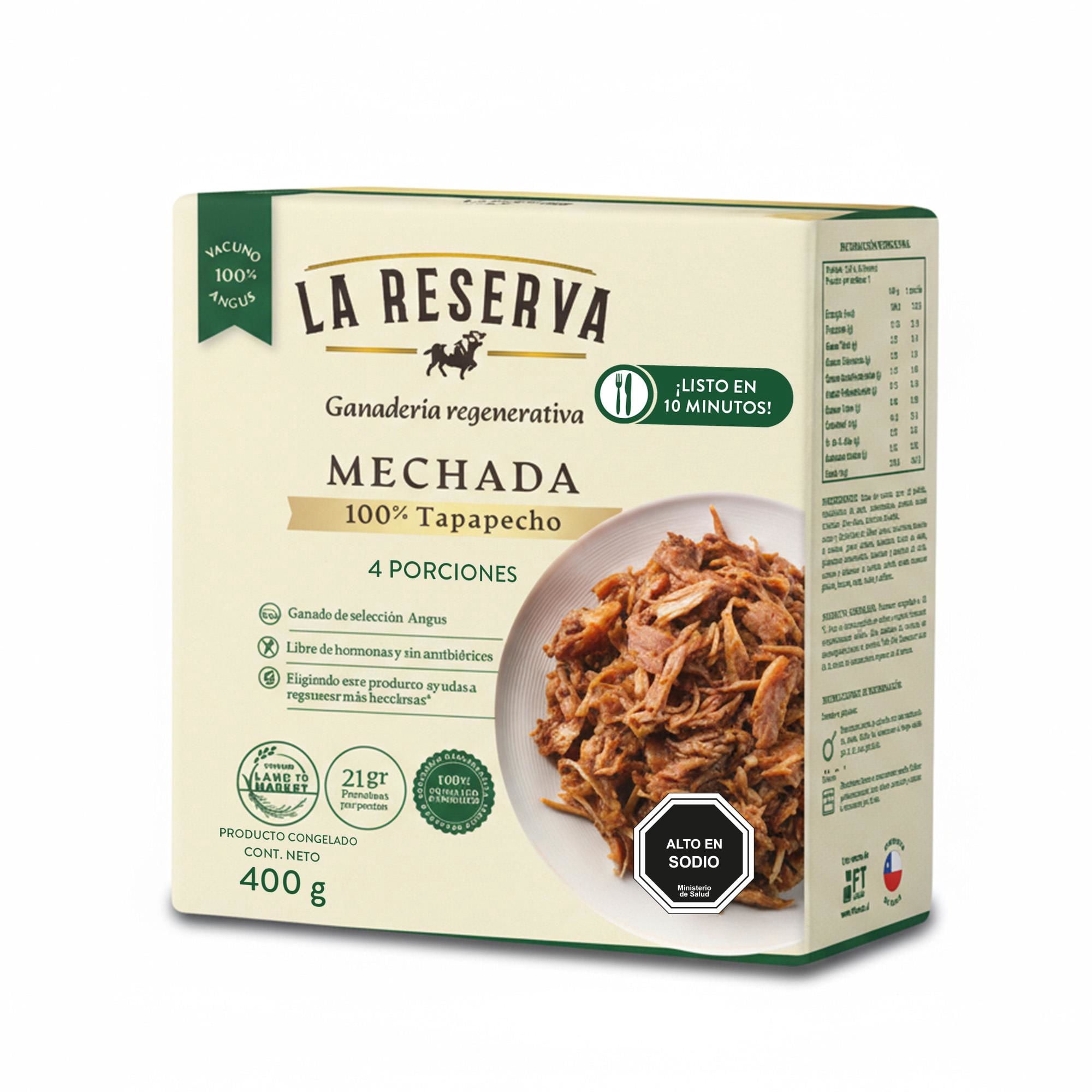 Carne Mechada Vacuno 400 g La Reserva