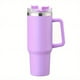 thumbnail image 1 of 1pc 40oz Straw Tumbler, Reusable Vacuum Tumbler With Straw, Insulated Double Wall Stainless Steel Cup Handle And Vacuum Flask, Handy Cup, Teacher Appreciation Gifts, 1 of 3