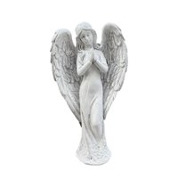 Magideal - Estatua De Jardín De Ángeles De Resina, Escultura De Estatua De Jardín, Altura 18Cm Para Jardín, Césped, Patio, Patio, Regalo Versátil De Inauguración