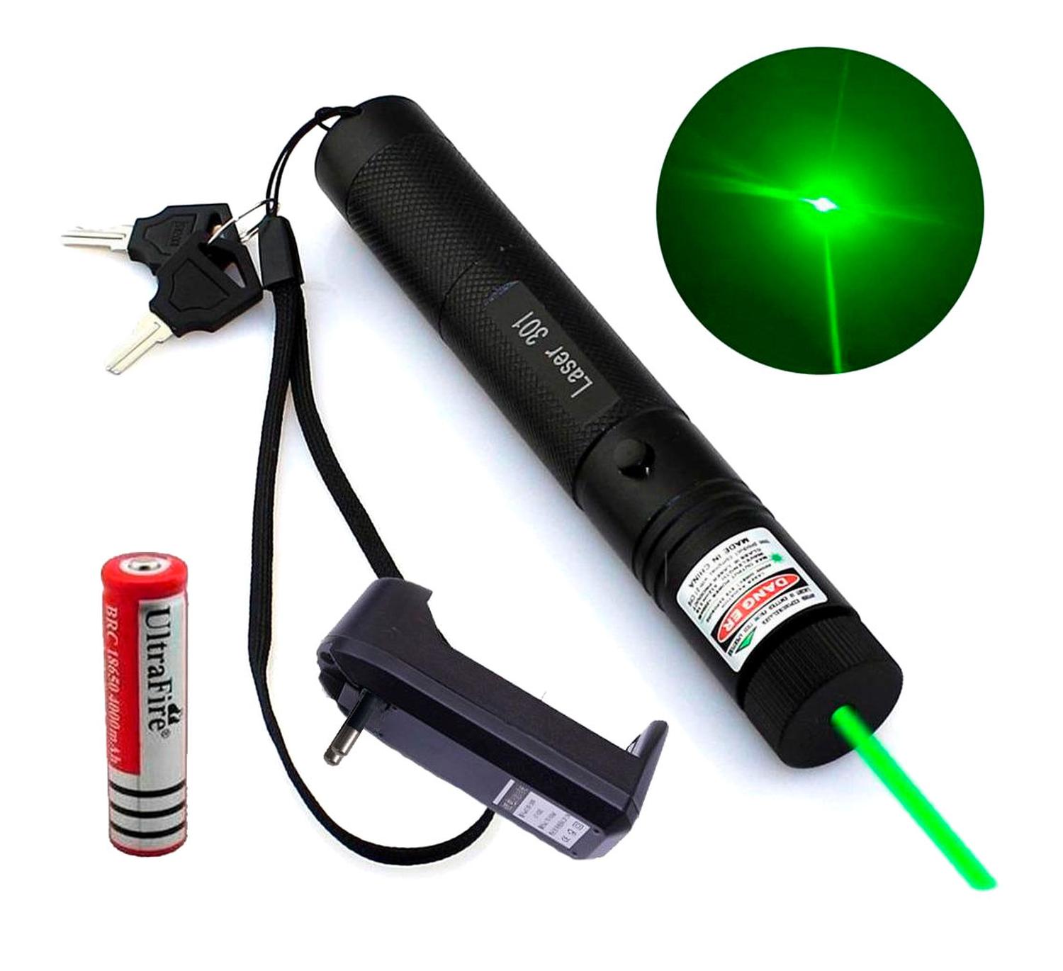 Gen - Laser Verde Recargable Puntero Astronomico Alta Potencia Verde