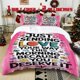 thumbnail image 1 of 3pcs Printed Bedding Set for Loved Ones Soft Duvet Cover with 2 Pillowcases All Season Comfort, 1 of 5