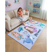 Mylhogar - Alfombra Area De Juegos Para Niños De 120X160Cm