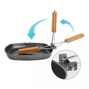 Genérico - Sartén Plegable Para Camping, Portátil Y De Buena Calidad