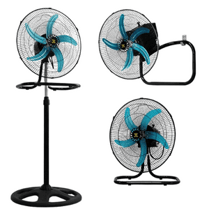 Genérico - Ventilado 3 En 1 Con 5 Aspas De Metal Color Color Negro 220V