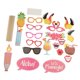 thumbnail image 4 of 21pcs / set hawaiano aloha flamingo photo booth apoyos decoración del partido, 4 of 5