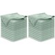 thumbnail image 1 of Toalla USANOOKS 32 cm Verde Marino - Juego de 24 Microfibra, 1 of 8