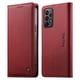 thumbnail image 1 of Funda Billetera de Cuero para [Samsung Galaxy A52S 4G/5G], Bloqueo RFID, Tarjetas y Soporte Rojo, 1 of 5