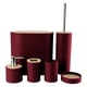 thumbnail image 4 of 6 Uds Accesorios De Ba?o Cepillo De Inodoro Portátil Para Dormitorio Hogar Granja Rojo, 4 of 5