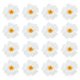 thumbnail image 1 of Uxcell Flores Artificiales de Hibisco Hawaiano Clip para el Cabello DIY Flor de Hibisco de Espuma Blanca Paquete de 16, 1 of 6