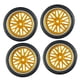 thumbnail image 3 of 4x RC Drift Tire Good Grip Para 1/18 RC Drift Rally Car Accesorio Repuestos Amarillo, 3 of 5