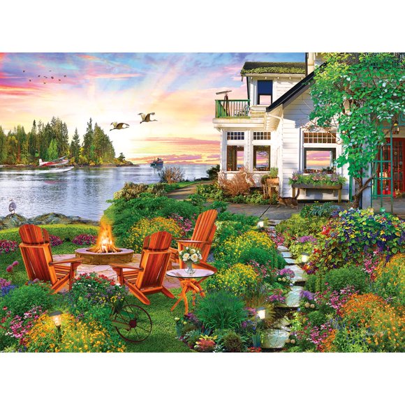 Rompecabezas RoseArt My Happy Place-Harbor House 750 piezas