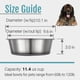 thumbnail image 5 of Cuencos para perros PEGGY11 de acero inoxidable antideslizantes de 2 x 2,7 L para 27 a 54 kg, 5 of 7