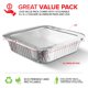 thumbnail image 2 of Recipientes desechables para alimentos Stock Your Home 8 x 8 (paquete de 10), 2 of 7