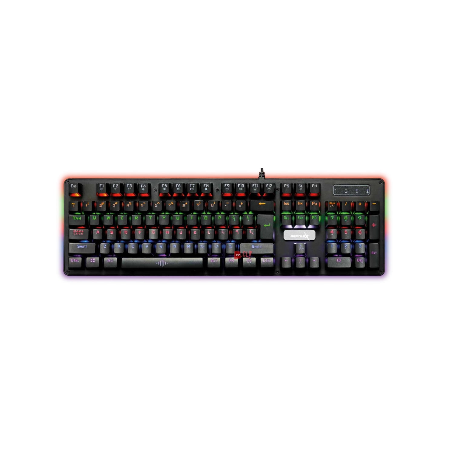 Reptilex - Teclado Gamer Pc Mecánico Retroiluminado - Ps