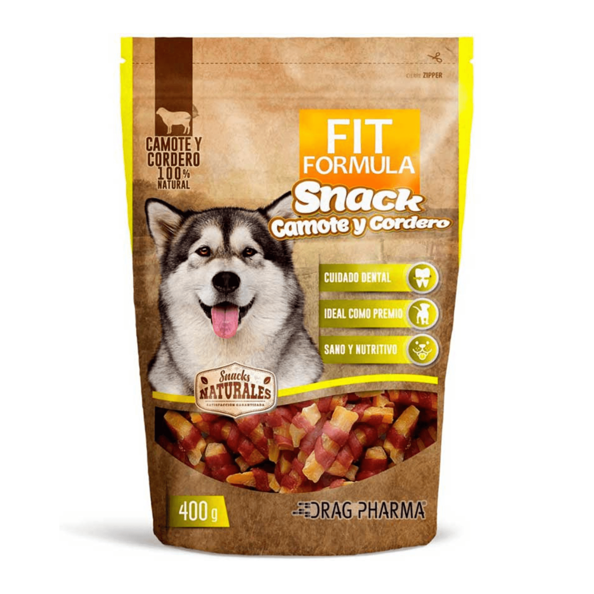 Snack Perros Fit Formula Camote & Cordero 400gr