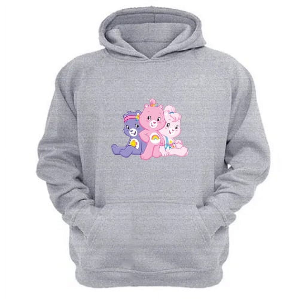 Genérico - Polerón Canguro Osos Cariñosos Gris Claro Talla Xs Unisex