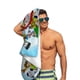 thumbnail image 5 of Transformers: BotBots Toalla de playa de secado rápido con diseño temático, regalo para mujeres y niñas, ideal para cumpleaños, fans, amantes de la música, uso en la playa o al aire libre, 78 × 160 cm, 5 of 6
