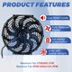 thumbnail image 4 of Ventilador de radiador EVERESTWAY 30 cm 12 V 80 W 2 piezas, 4 of 7