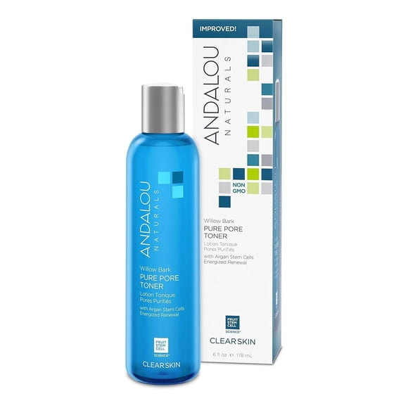 Tónico Andalou Naturals Willow Bark Pure Pore 180 ml para piel grasa
