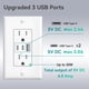thumbnail image 3 of Amico Enchufe USB de 3 puertos 30W, placa de pared, paquete de 24, 3 of 7