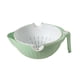 thumbnail image 3 of Canasto Para Lavar Verduras Colador De Alimentos Resistente De 2 Capas Para Ensaladas Frutas Arroz Verde, 3 of 3