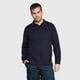 thumbnail image 4 of Polera Ml Hombre Waffle azul marino 2XL, 4 of 4