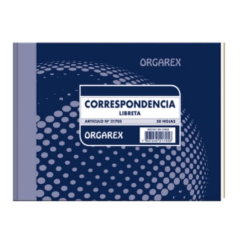 Libreta Correspondencia 50 Hojas Orgarex