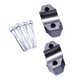 thumbnail image 2 of Kit De Abrazadera De Elevador De Manillar Ajustable CNC Para YAMAHA XT1200ZE Plata, 2 of 5
